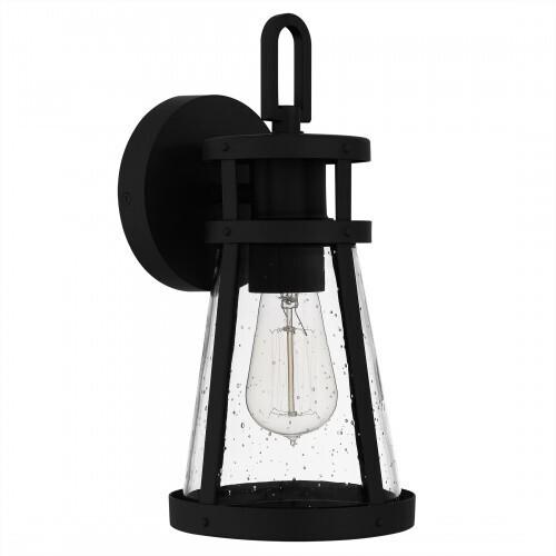 Quoizel BAB8406MBK Barber Outdoor wall 1 light matte black Outdoor Lantern