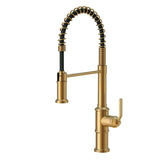 Gerber D455237BB Brushed Bronze Kinzie Pre-rinse Single Handle Spring Spout KITCH...