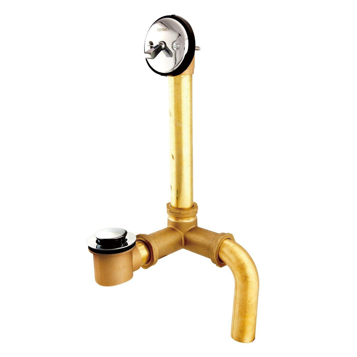 Gerber G00N1809 Brushed Nickel Classics Pop-up Side Outlet Drain for STANDAR...