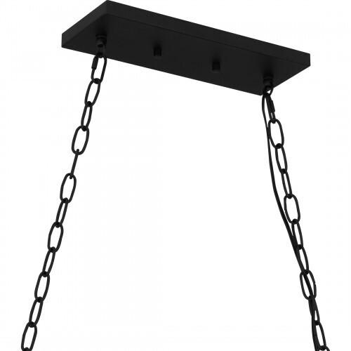 Quoizel DMN537EK Damien Outdoor chandelier 5 lights earth black Island Light