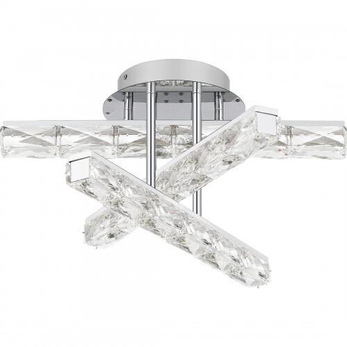 Quoizel PCCME1718C Comet Semi flush led light polished chrome Semi-Flush Mount