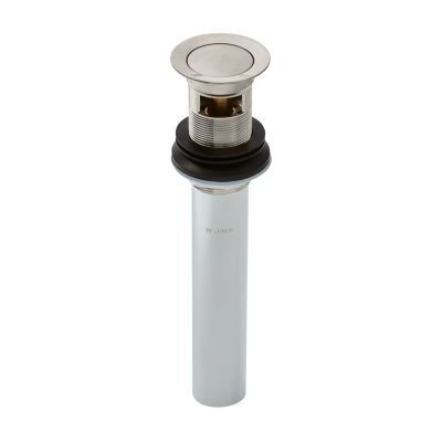 Pfister Brushed Nickel Push and Seal All Metal Drain 972-101J