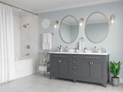 Pfister Brushed Nickel Saxton Centerset Bath Faucet LG48-GL0K