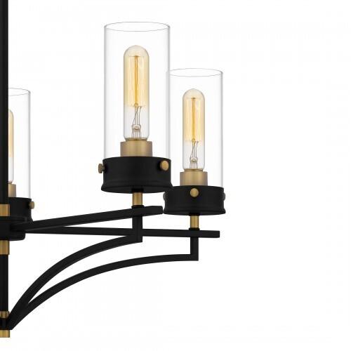 Quoizel HLS5026MBK Hillside Chandelier 5 lights matte black Chandelier
