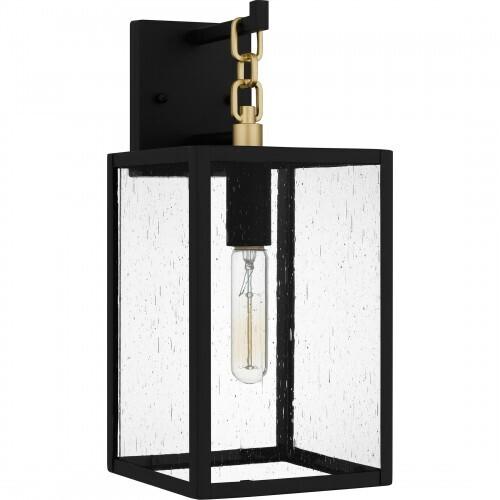 Quoizel ANC8407MBK Anchorage Outdoor wall 1 light matte black Outdoor Lantern