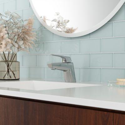 Pfister Polished Chrome Arkitek Single Control Lavatory Faucet LG42-LPMC