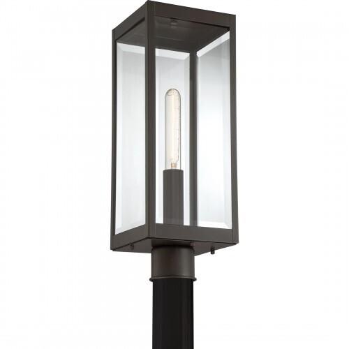 Quoizel WVR9007WT Westover Outdoor post 1 light western bronze Outdoor Lantern
