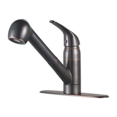 Pfister Tuscan Bronze Pfirst Series 1-handle, Pull-out Kitchen Faucet G133-10YY