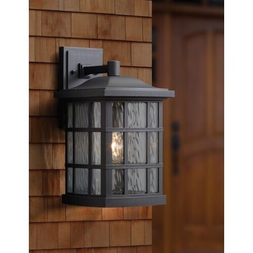 Quoizel SNN8409K Stonington Outdoor wall mystic black Outdoor Lantern