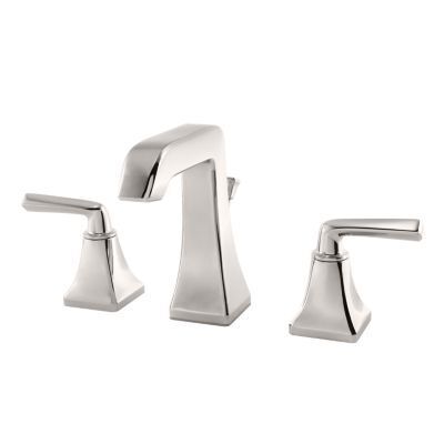Pfister Polished Nickel Park Avenue Widespread Bath Faucet LG49-FE0D