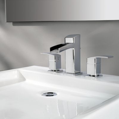 Pfister Polished Chrome Kenzo Widespread Bath Faucet LG49-DF0C