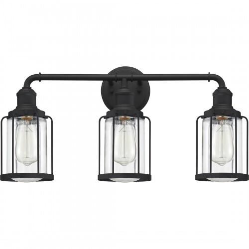 Quoizel LUD8624EK Ludlow Bath 3 light earth black Bath Light