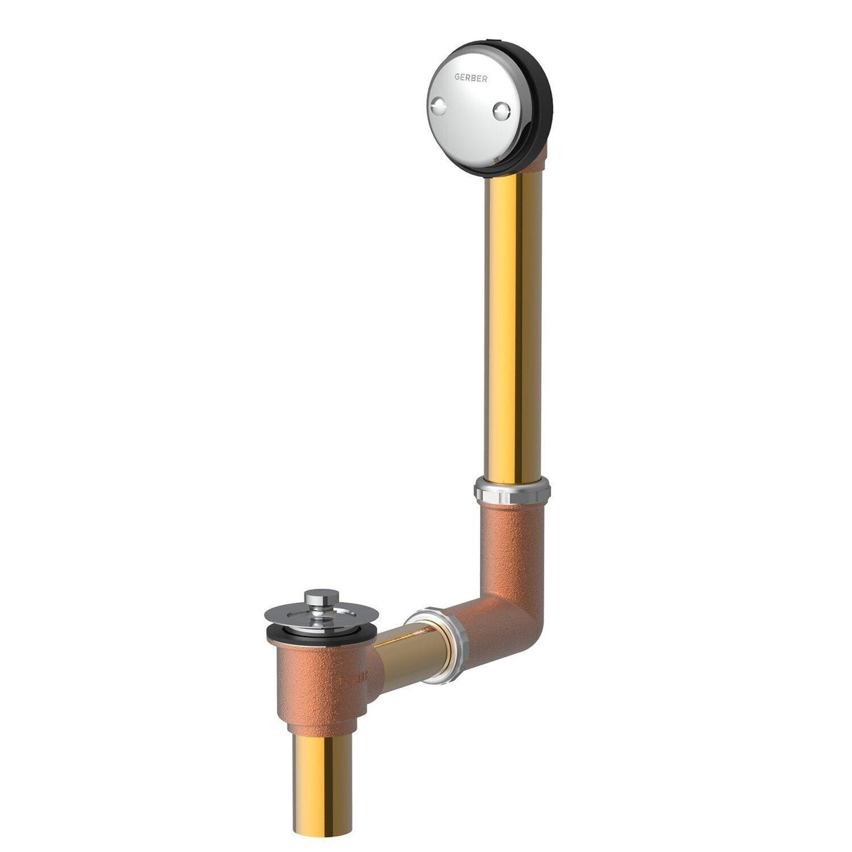 Gerber G0041856 Classics Lift & Turn 20 Gauge Drain In Shoe for STANDARD...