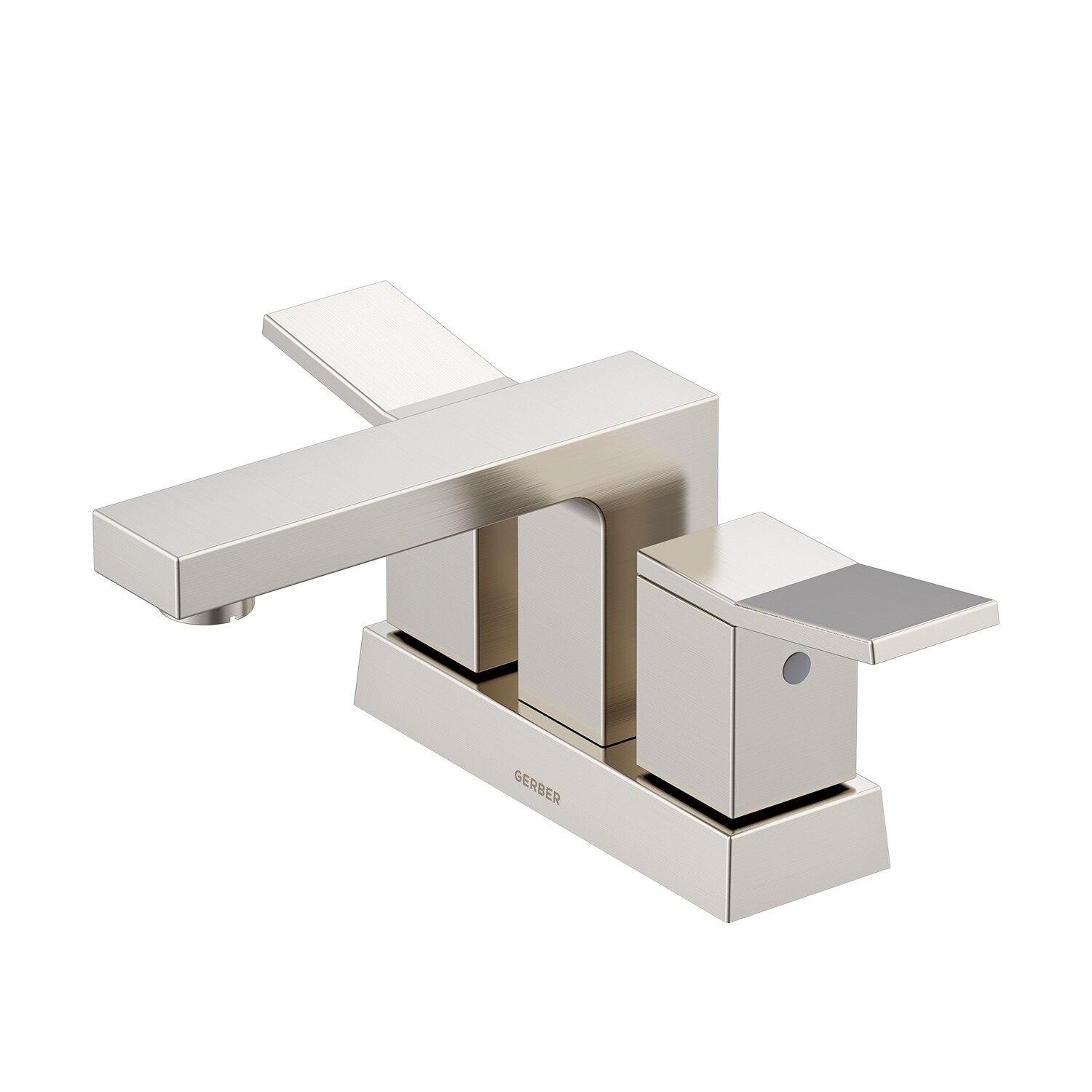 Gerber D307019 Chrome Avian Two Handle Centerset Lavatory Faucet