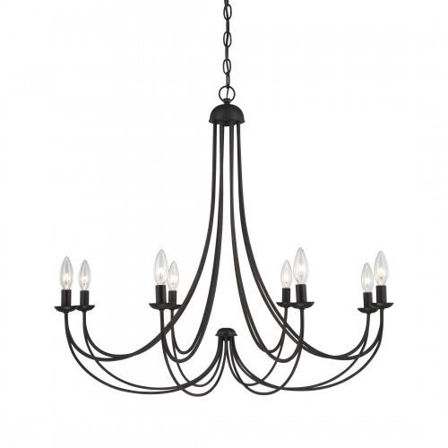 Quoizel MRN5008IB Mirren Chandelier imperial bronze 8lt Chandelier