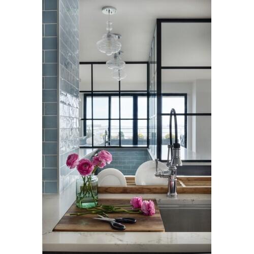 Quoizel QF2046C Morocco Pendant plsh chrm 16"d Pendant