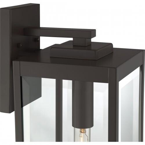 Quoizel WVR8407WT Westover Outdoor wall 1 light western bronze Outdoor Lantern