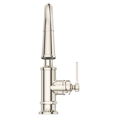 Pfister Polished Nickel 1-handle Pull-down Bar/prep Kitchen Faucet GT572-TDD