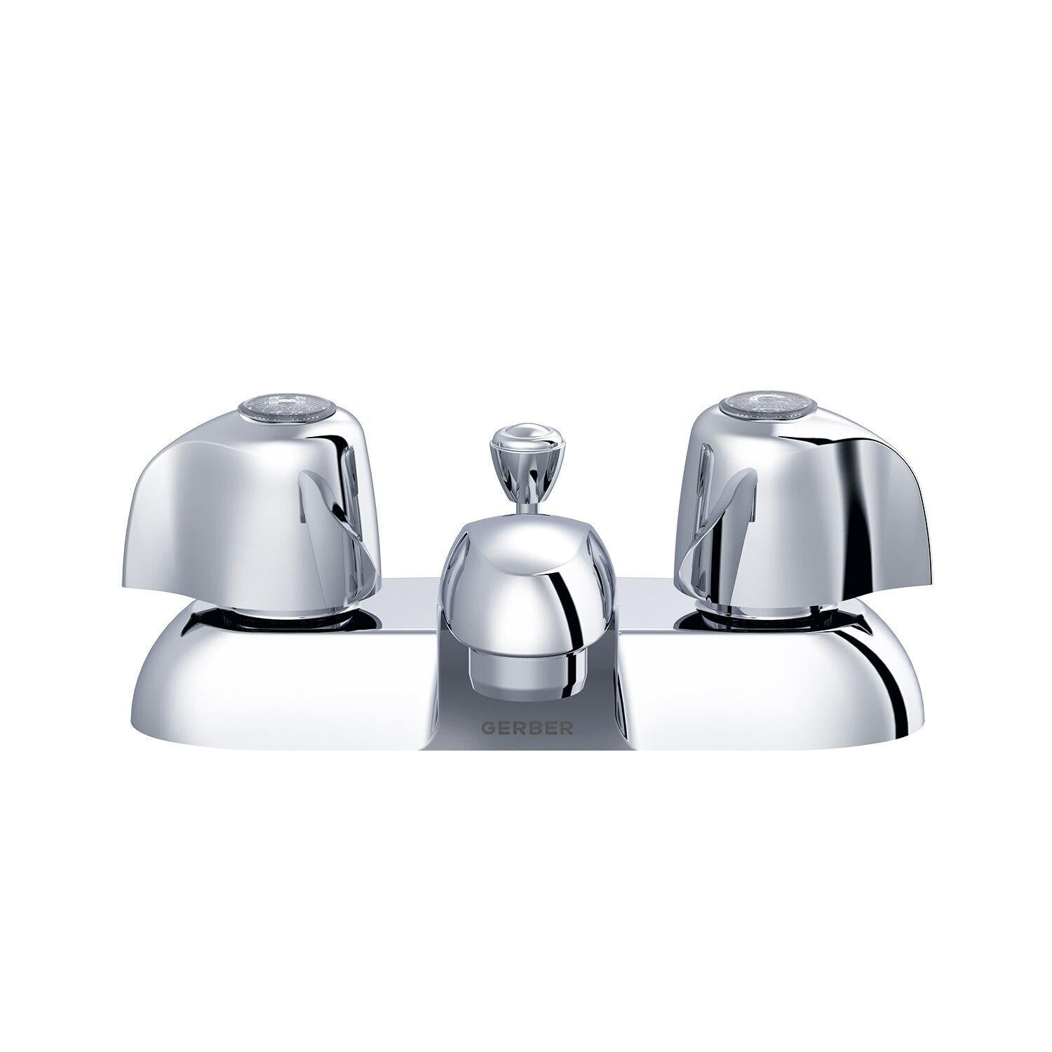 Gerber G0043431 Chrome Classics Two Handle Centerset Lavatory Faucet W/ META...