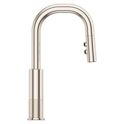 Pfister Polished Nickel 1-handle Pull-down Bar/prep Kitchen Faucet GT572-MTD