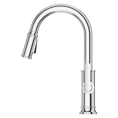 Pfister Polished Chrome 1-handle Pull-down Kitchen Faucet GT529-COLC