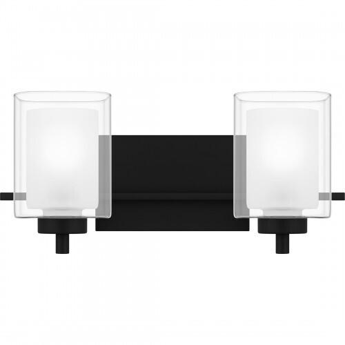 Quoizel KLT8902MBK Kolt Bath 2 lights matte black. Bath Light