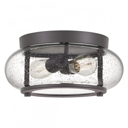 Quoizel TRG1612OZ Trilogy Flush mount 2 light old bronze Flush Mount