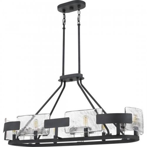 Quoizel STM638BA Stratum Island 6 light royal ebony Island Light
