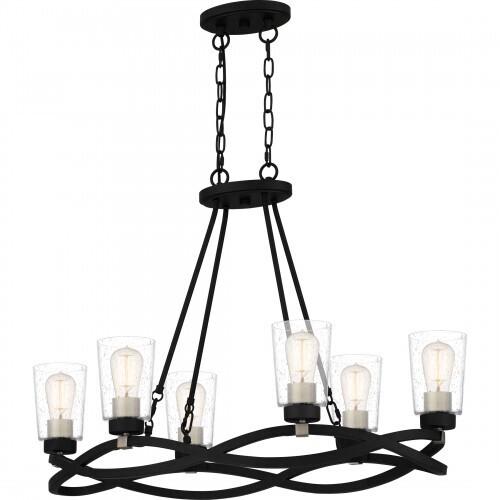 Quoizel OLK632EK Overlook Island 6 lights earth black Island Light