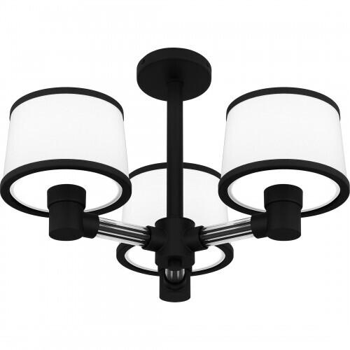 Quoizel KYL1722MBK Kylen Semi flush 3 lights matte black Semi-Flush Mount