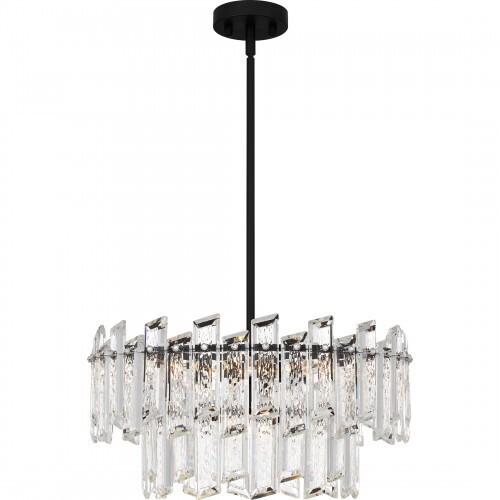 Quoizel PCDIN2819MBK Dion Pendant 6 lights matte black. Pendant