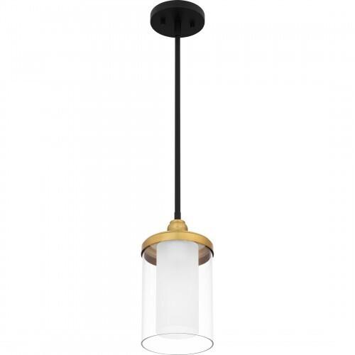 Quoizel ROW1506MBK Rowland Mini pendant 1 light matte black Mini Pendant