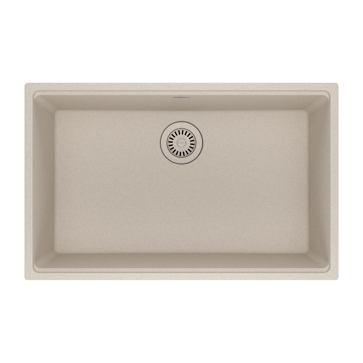 FRANKE MAG11028-CHA Maris Undermount 33-in x 22-in Granite Single Bowl Kitchen Sink in Champagne In Champagne