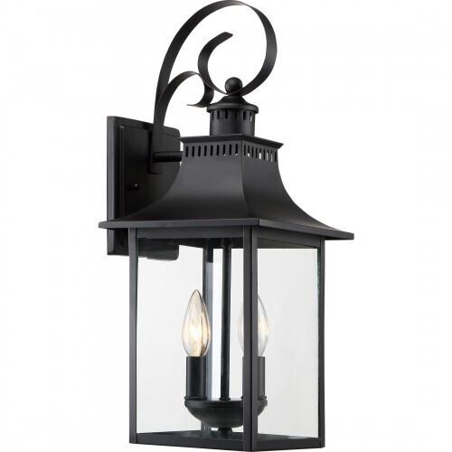 Quoizel CCR8408K Chancellor Outdoor wall mystic black Outdoor Lantern