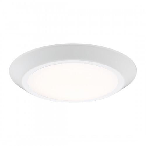 Quoizel VRG1608W Verge Flush mount 8"d white Flush Mount