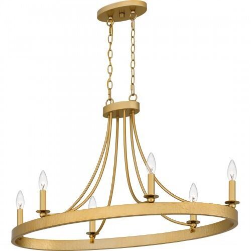 Quoizel APN636LG Aspyn Island 6 lights light gold Island Light