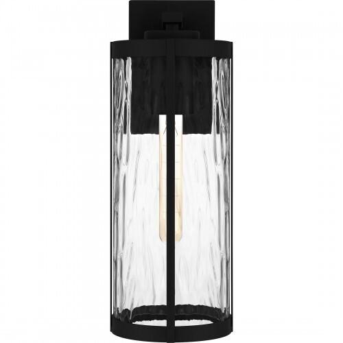 Quoizel CLP8406MBK Culpo Outdoor wall 1 light matte black. Outdoor Lantern