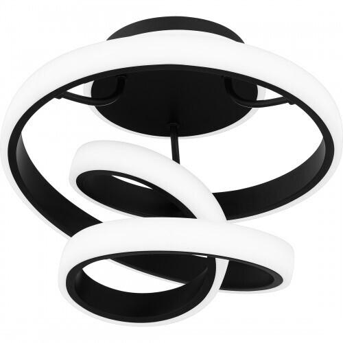 Quoizel PCAVI1713MBK Aviva Semi flush led light matte black Semi-Flush Mount