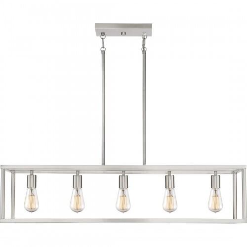 Quoizel NHR538BN New Harbor Island 5 light brshd nkl Island Light