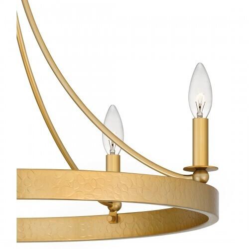 Quoizel APN5026LG Aspyn Chandelier 5 lights light gold Chandelier