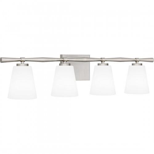 Quoizel BID8631BN Brindley Bath 4 lights brushed nickel. Bath Light