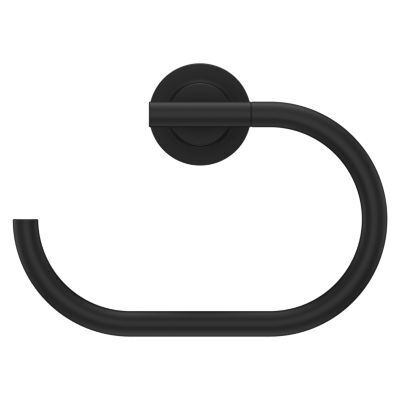 Pfister Matte Black Towel Ring BRB-NC1B