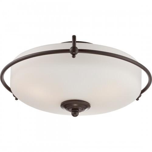 Quoizel GF1617PN Griffin Flush mount plldg brnz Flush Mount