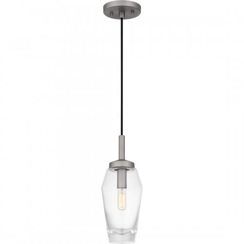 Quoizel QPP6190AN Quoizel Piccolo Pendant Mini pendant 1 light antique nickel. Mini Pendant