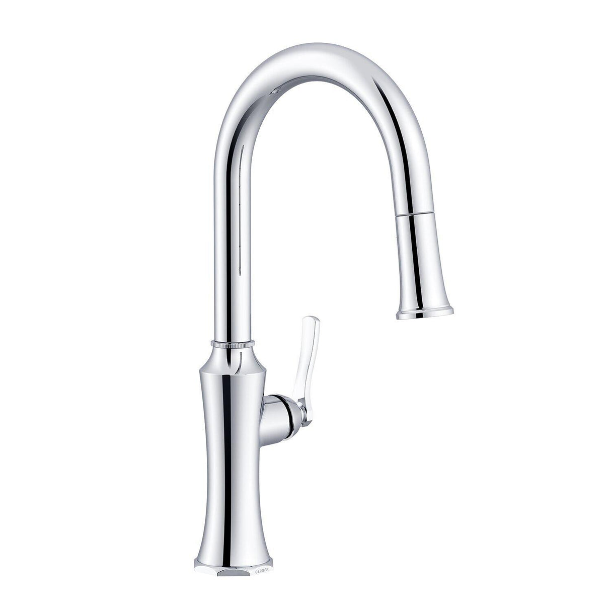 Gerber D454028SS Stainless Steel Draper Single Handle Pull-down Kitchen Faucet