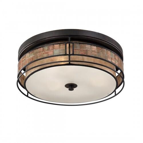 Quoizel MCLG1616RC Laguna Flush mount rnsc copr Flush Mount