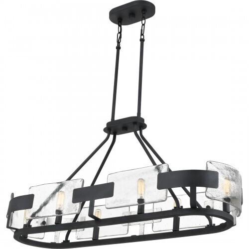 Quoizel STM638BA Stratum Island 6 light royal ebony Island Light