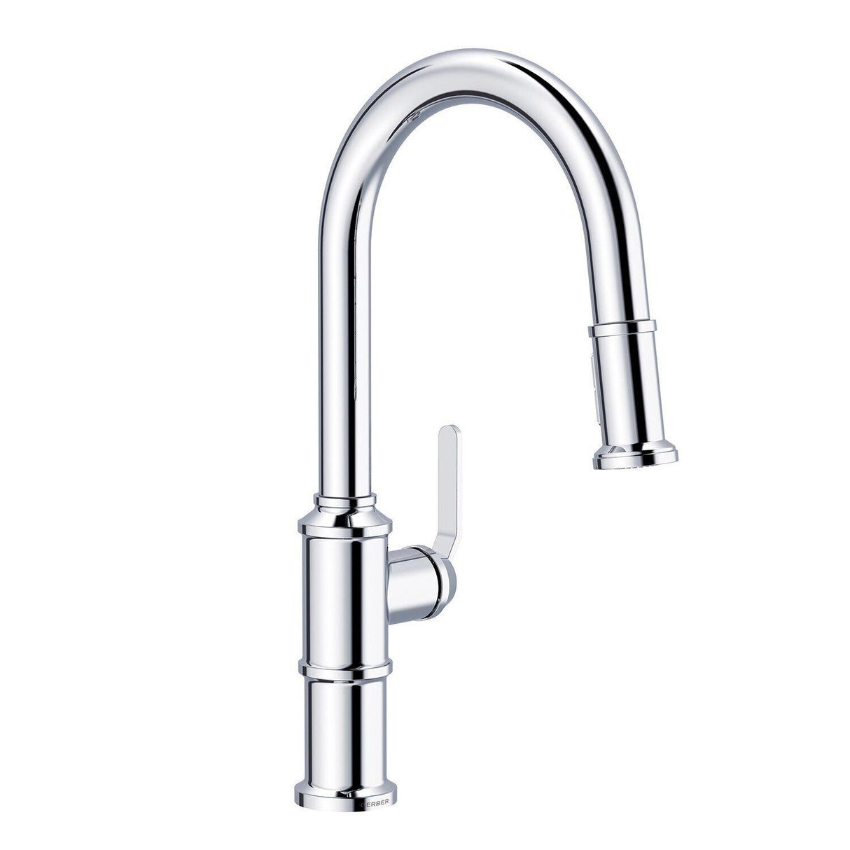 Gerber D454437 Chrome Kinzie Single Handle Pull-down Kitchen Faucet