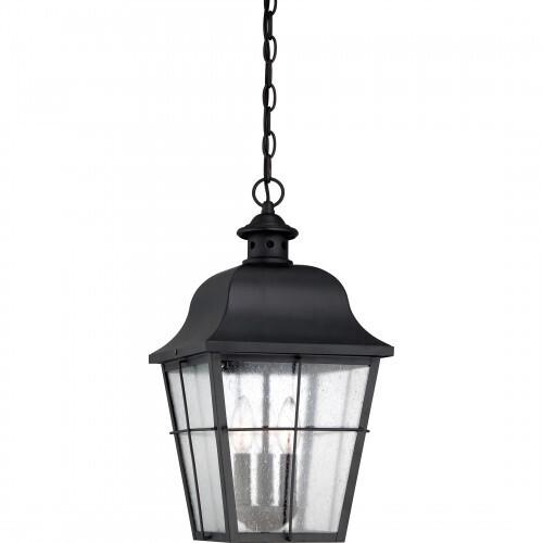 Quoizel MHE1910K Millhouse Outdoor hanging mystic blck Outdoor Lantern