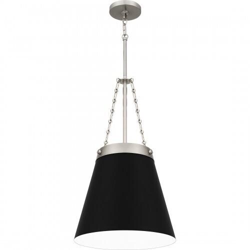 Quoizel QPP6183BN Quoizel Piccolo Pendant Mid pendant 1 light brushed nickel Mini Pendant